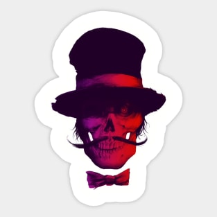 Gentleman Skull Sticker